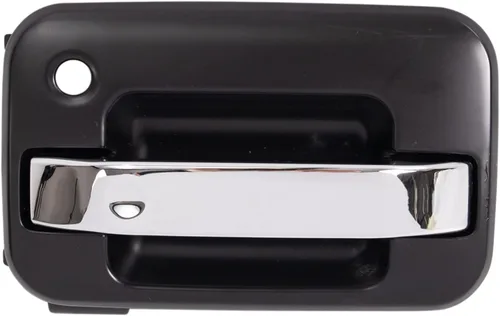 Miniatura 197 de TRQ Manija de puerta exterior delantera derecha cromada para el lado del pasajero compatible con Dodge Durango Jeep Grand Cherokee 2011-2021