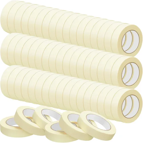 Miniatura 7 de Fainne 3 rollos de cinta adhesiva a granel de 55 yardas, cinta de uso general para aula, etiquetado, manualidades, oficina, proyectos escolares