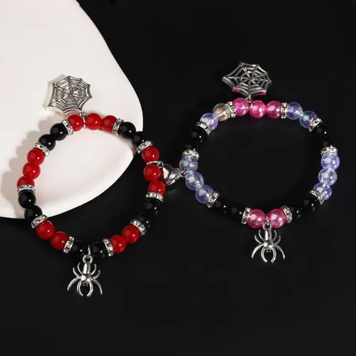 Miniatura 5 de Korotho Pulseras a juego para parejas, mejores amigos, pulseras de dijes de gatito araña, regalos de Navidad, joyería a juego de amistad, pulseras