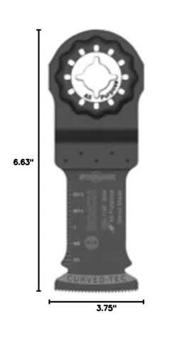 Miniatura 8 de Bosch OSL034F Starlock cuchilla bimetálica para corte profundo