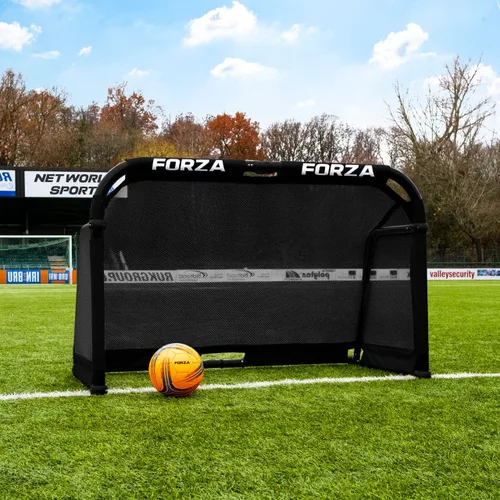 FORZA Portería de fútbol plegable PRO ALU50 de aluminio POD, portería plegable e independiente, 4 tamaños y 9 colores