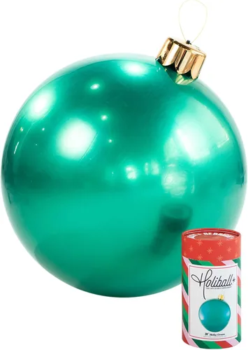 Miniatura 15 de Ornamento Navideño Inflable Holiball – Decoración Definitiva para Interior/Exterior – Reutilizable y Fácil de Almacenar – para Bodas, Fiestas, Plata