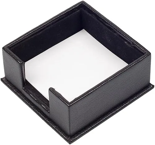 Miniatura 6 de MOOGCO Juego de escritorio de cuero, almohadilla de escritorio, soporte para papel de notas, soporte para bolígrafos, posavasos de cuero, soporte