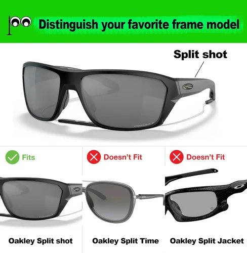 Miniatura 4 de Lentes polarizadas de repuesto para gafas de sol Oakley Split Shot OO9416
