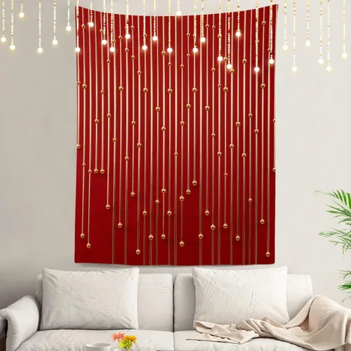 Miniatura 99 de Shrahala Tapiz de pared azul brillante, acuarela azul degradado para colgar en la pared, tapiz grande decorativo de fibra de poliéster, dobladillo