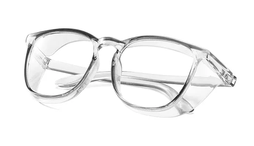 Miniatura 2 de Alsenor Gafas de seguridad antiniebla, gafas protectoras con bloqueo de luz azul, antipolvo, protección UV, para hombres y mujeres (gris)