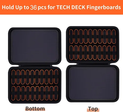 Miniatura 4 de Funda para patinetas Tech Deck Ultra DLX, mini patinetas portátiles, funda de transporte de viaje para patinetas coleccionables y accesorios
