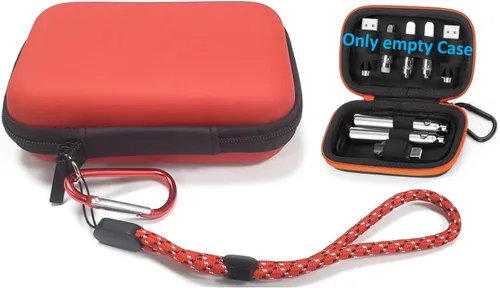 BUISAMG (Solo estuche) Estuche de almacenamiento de 510 hilos, bolsa de batería de transporte Estuche para bolígrafo Estuche de viaje pequeño, bolsa