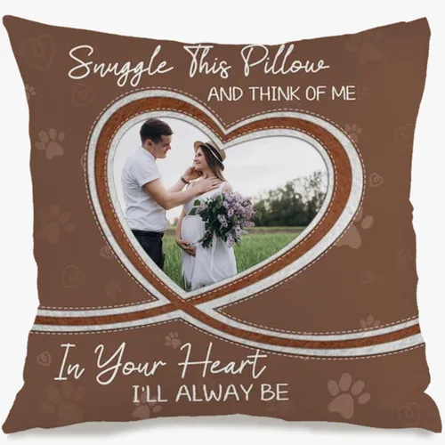 Miniatura 7 de Customizable Pillowcase with 6 Images and Text Dedicated to Mom, Decorative Cushion offering a Warm Gift for Anniversaries Birthdays Christmas or 6