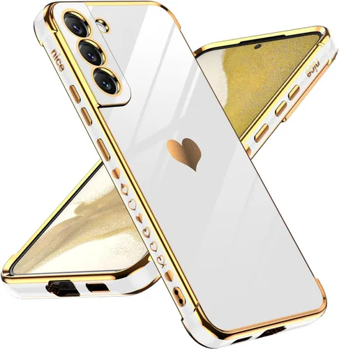 Miniatura 37 de LeYi for Moto G 5G 2025 Case: with Tempered Glass Screen Protector [2 Pcs]+ Full Camera Lens Protection,Love Heart Plating Cute Luxury Soft TPU