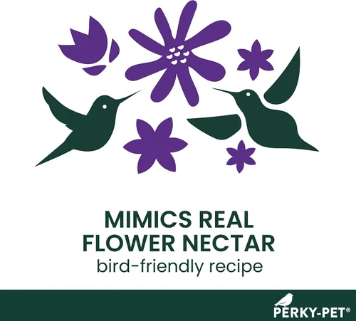 Miniatura 2 de Perky-Pet 522 Néctar de colibrí transparente listo para usar en lata de aluminio reciclable – 4 latas, 16 onzas cada una – 64 onzas líquidas