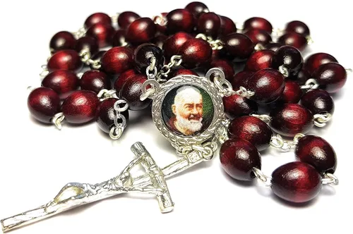 Rosario Santo Padre Pio Pietrelcina Stigmata Forgione Capuchino Patrono de Defensa Civil Voluntarios Adolescentes Alivio del Estrés Italia Malta