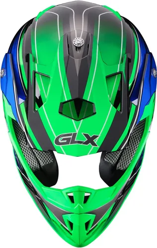 Miniatura 4 de GLX GX23 - Casco de cara completa para motocicleta todoterreno/motocross/ATV para hombres y mujeres, aprobado por el Departamento de Transporte