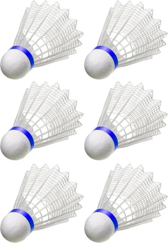 Miniatura 2 de Cannon Sports Volantes de bádminton – Pájaros de bádminton de nailon de velocidad media – Volantes de plástico duradero para bádminton en interiores