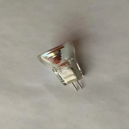 Miniatura 5 de 1 bombillas halógenas MR8 GU4 foco halógeno 12 V 10 W 20 W 6 V 5 W pequeño mini proyector MR8 bombilla halógena regulable blanco cálido, 6 V, 5 W