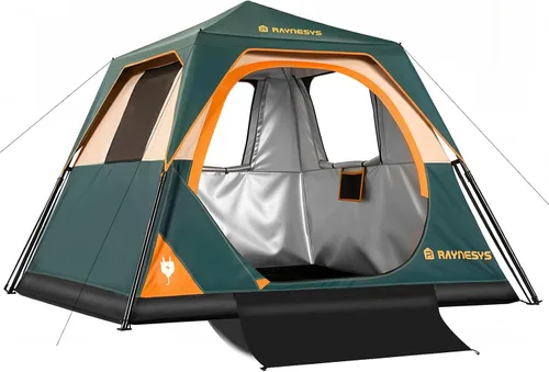 Miniatura 11 de Tienda de campaña instantánea para 4/6 personas, configuración de tienda de campaña en 60 segundos, tiendas de campaña impermeables para acampar