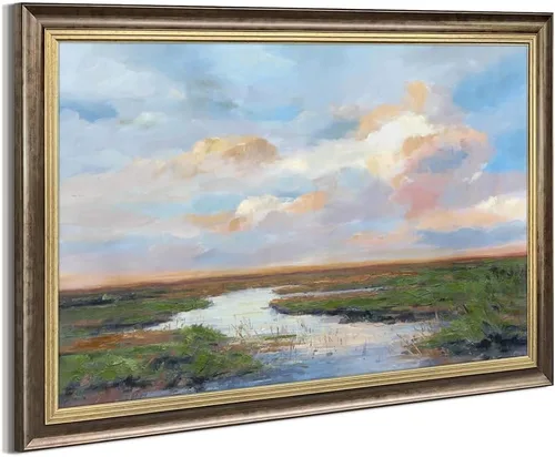 Miniatura 9 de arttitue Lienzo decorativo para pared de playa: baño, puesta de sol costera, paisaje, océano, mar, escena, obra de arte, paisaje marino, barco