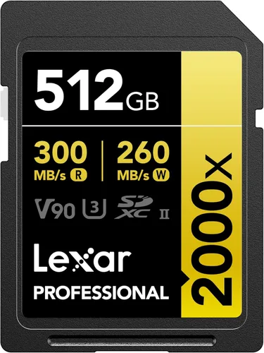 Miniatura 5 de Lexar 64GB Tarjeta SD Profesional 2000x, UHS-II, C10, U3, V90, Full HD, 8K, hasta 300MB/s de lectura, Tarjeta de memoria SDXC, para cámaras DSLR