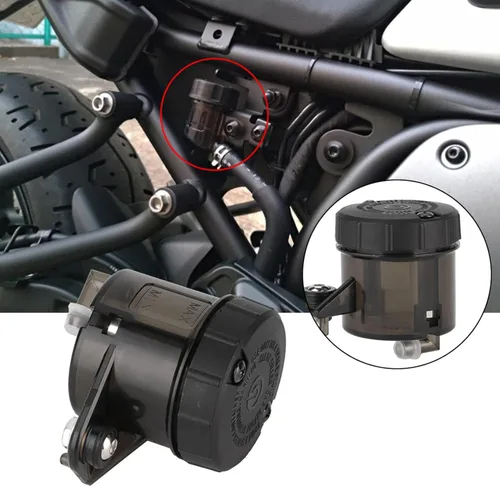 Miniatura 4 de Kit de depósito de líquido de frenos, depósito universal de líquido de frenos para motocicleta, cilindro maestro de freno de embrague, reservorio