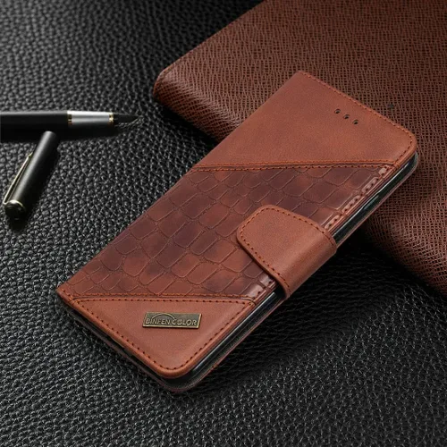 Miniatura 4 de jioeuinly Case Compatible with Celular Kalley Element 5+Plus Phone Case Flip Stand Cover Stitching Style Wallet Case Brown
