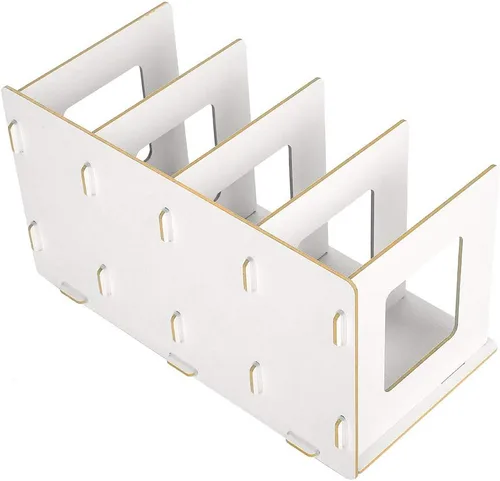 Miniatura 8 de Estantería para libros, muebles para el hogar, estantería para niños (blanco cálido)