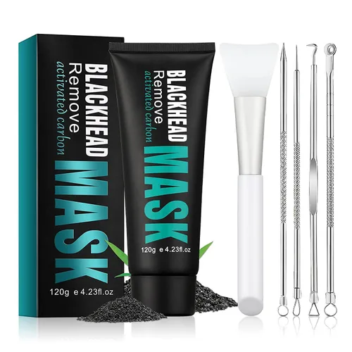 Mascarilla para Puntos Negros Removedor, Mascarillas para La Cara Facial, Crema para Puntos Negros en La Cara, Removedor de Cabeza Blanca Negra para