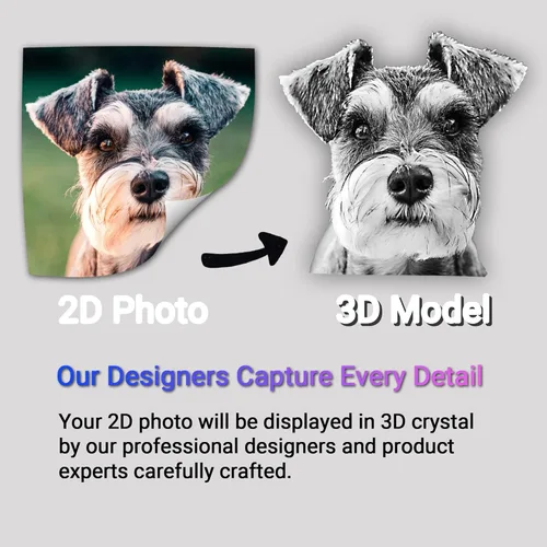 Miniatura 8 de Foto de cristal 3D, regalos personalizados para mujeres, regalos de cumpleaños personalizados para hombres, mamá, ella, él, marido, regalo Corazón