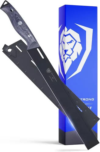 Dalstrong Delta Wolf - Cuchillo para rebanar de 12 pulgadas, Serie Delta Wolf, hoja ultradelgada y sin fricción, acero HC 9CR18MOV, revestimiento de
