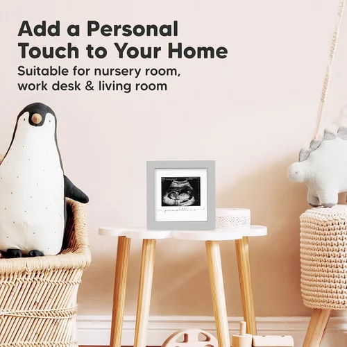 Miniatura 7 de KeaBabies Portarretratos de ecografía para bebé, modernos marcos de fotos de ultrasonido para mamá, regalos de primer embarazo para futura mamá