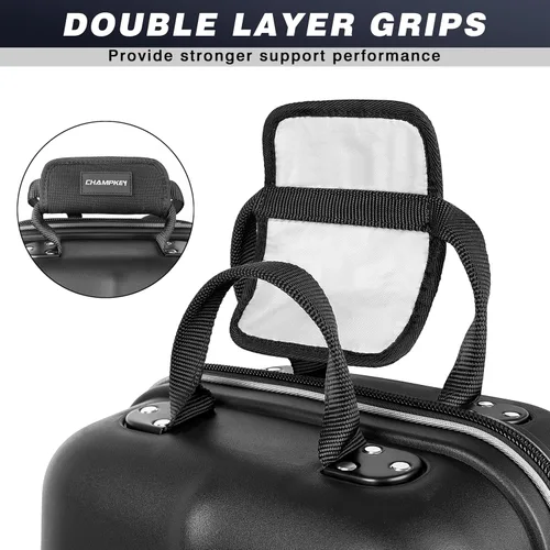 Miniatura 7 de CHAMPKEY Premium Soft-Padded Golf Travel Bags for Airlines - Travel Golf Gags for Airlines with Premium Oxford Fabric and Oversized Wheels