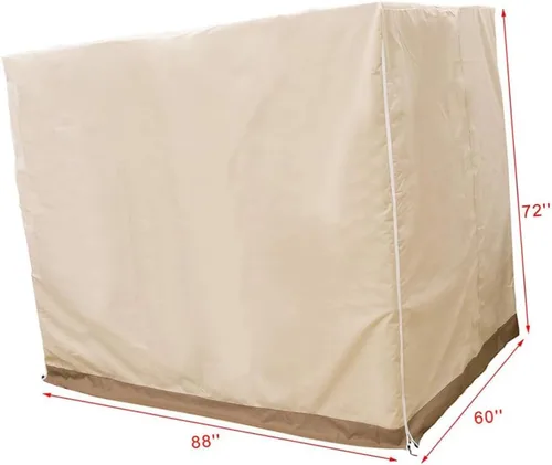 Miniatura 7 de Cubierta impermeable para silla de patio, cubierta protectora para columpio al aire libre, fácil de limpiar, columpio de jardín c