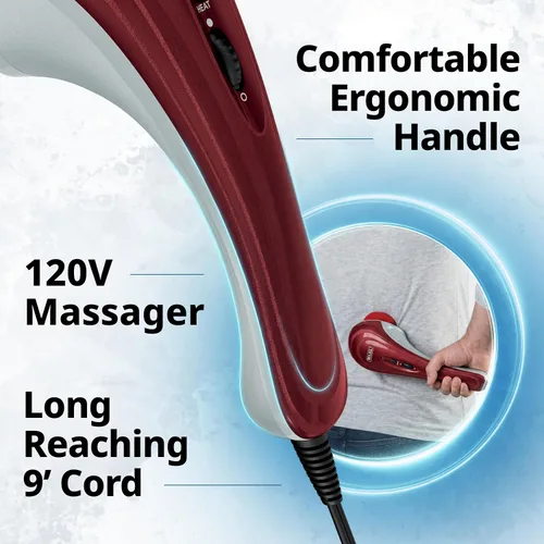 Miniatura 7 de Masajeador Wahl 4295-400 cálido y frío, personalizado, terapéutico, para el cuerpo, 4295-400, Rojo, 1