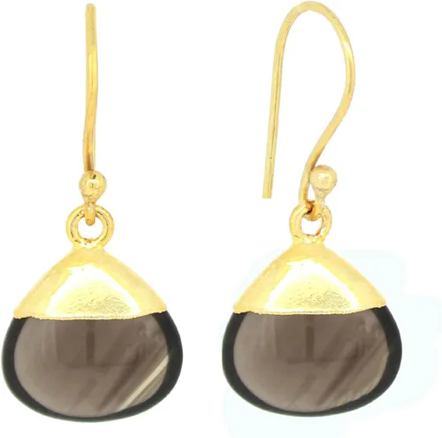 Miniatura 24 de Gempires - Pendiente de gancho de pera natural, pendiente de meditación, joyería hecha a mano, regalo para ella