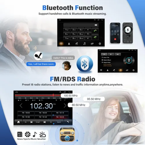 Miniatura 6 de Android 13 - Radio estéreo para automóvil de 9 pulgadas, HD Carplay, reproductor de radio GPS compatible con Ford F150 F-150 2009-2014 navegación