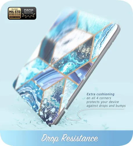 Miniatura 6 de i-Blason Funda para iPad de 6ª generación, iPad 9.7 2018/2017, [protector de pantalla integrado] cubierta inteligente de cuerpo completo triple