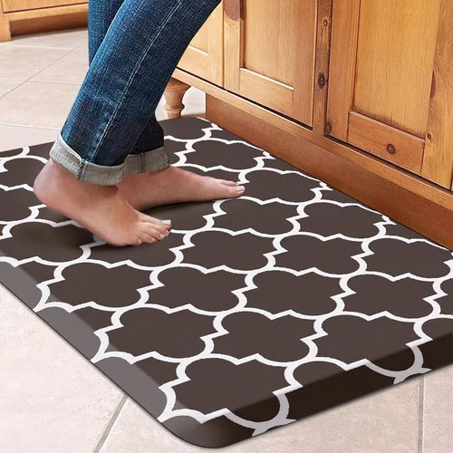 Miniatura 62 de WISELIFE - Tapete antifatiga para piso de 4/5 pulgadas, tapete de cocina antideslizante, impermeable, resistente, ergonómico, cómodo, duradero