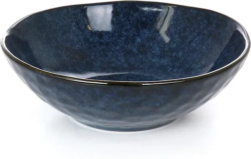 Miniatura 4 de Elama Samara - Vajilla de cerámica de 12 piezas (azul)