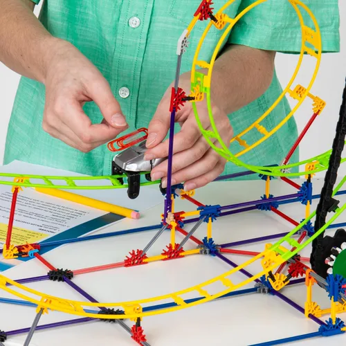 Miniatura 5 de K'NEX Education - Exploraciones STEM: Set de construcción de montaña rusa, 546 piezas, set de construcción creativa, a partir de 8 años