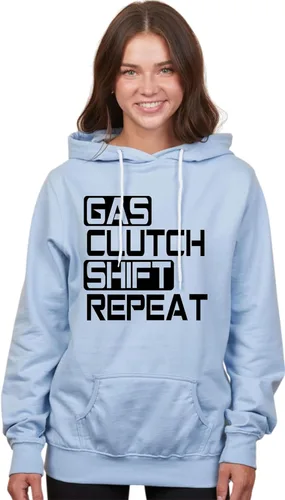 Miniatura 9 de Go All Out Sudadera con capucha Gas Clutch Shift Repeat para hombre y mujer