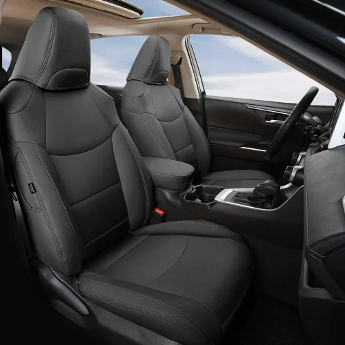 Miniatura 9 de GIANT PANDA Fundas de asiento para Rav4 con ajuste personalizado para Toyota RAV4 2019 2020 2021 2022 2023 2024 Adventure, TRD-Off Road, accesorios