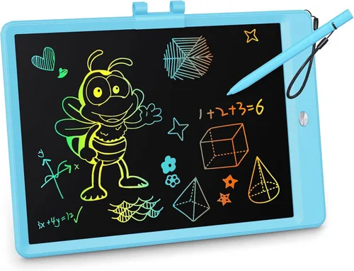 KOKODI Tableta de escritura LCD, regalos para niños y niñas de 3 años, tablero de dibujo de 10 pulgadas, tablero de garabato colorido, tableta de