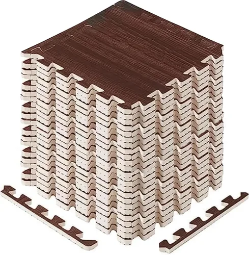 Miniatura 13 de Yes4All Alfombrillas Entrelazadas de EVA, Baldosas de Suelo tipo Rompecabezas, Acolchado de Suelo de Espuma con Borde para Muebles, Espacio