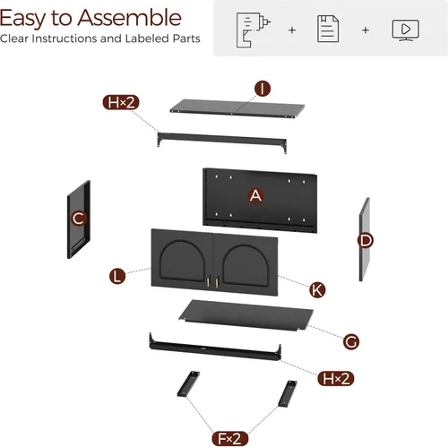 Miniatura 6 de Armario de baño montado en la pared, gabinetes de almacenamiento de pared de metal para lavadero, cocina, baño, sala de estar