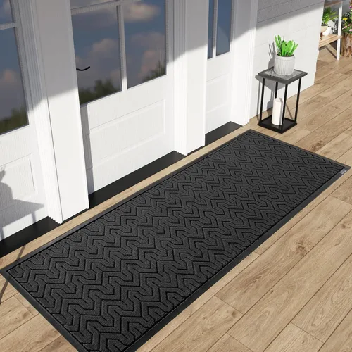 Miniatura 51 de Yimobra Alfombra para Puerta Delantera Exterior Entrada 29.5x17, Impermeable Resistente Alfombras Exteriores para Puerta Delantera, Alfombra