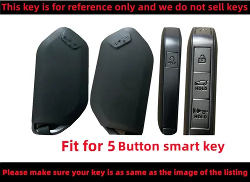 Miniatura 3 de REPROTECTING Funda de goma de silicona para llavero compatible con Kia Sportage K4 K5 Telluride Sorento (2022-2026)