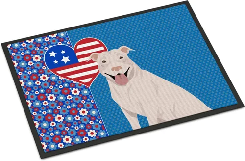 Miniatura 78 de Caroline's Treasures WDK5119JMAT Airedale Terrier USA - Tapete para interiores o exteriores, 24 x 36 pulgadas, tapete para puerta delantera