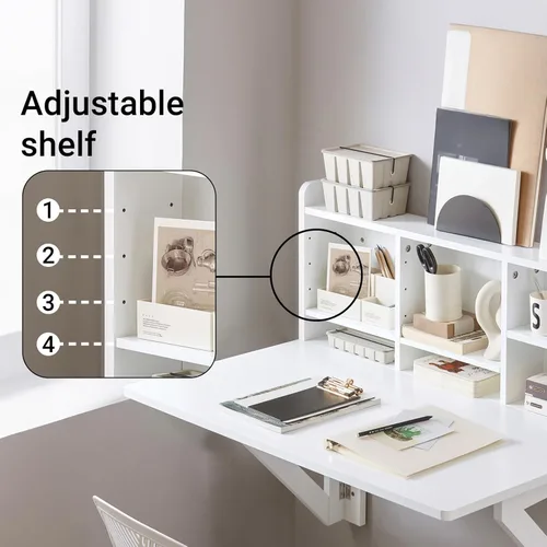 Miniatura 4 de Haotian Murphy FWT20-HG - Mesa plegable para cocina y comedor, color gris
