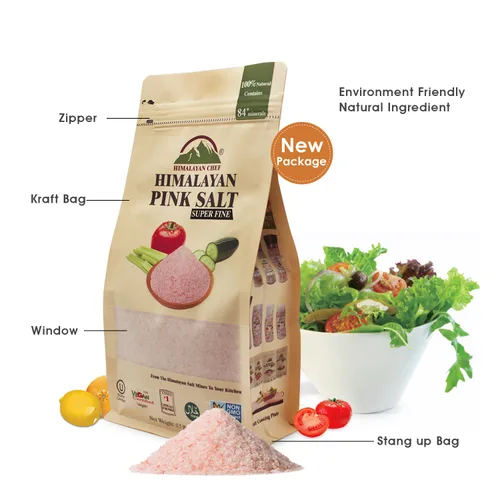 Miniatura 6 de Himalayan Chef Grano fino de sal rosa, 8 onzas