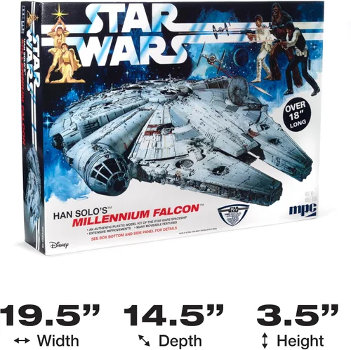 Miniatura 5 de MPC Star Wars: A New Hope Millennium Falcon 1:72 Kit de modelo a escala 1:72