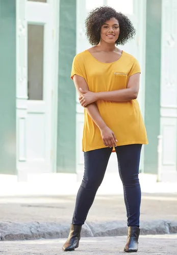 Miniatura 6 de Ellos Jeggings elásticos de 4 bolsillos para mujer en tallas grandes